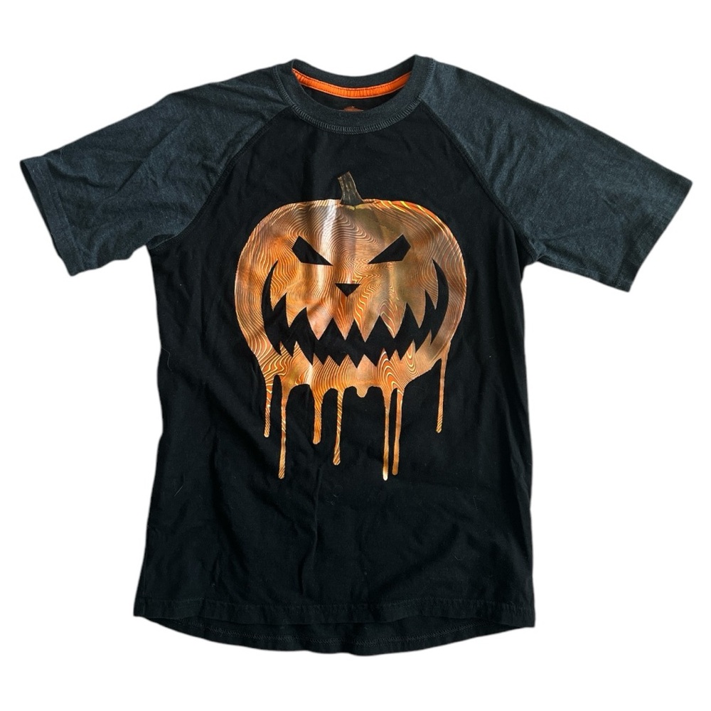 Halloween Jack O Lantern Shirt Size XL (14/16) EUC